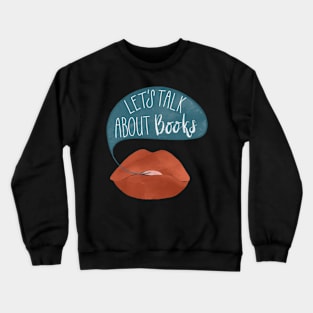 Book Lover Illustration Crewneck Sweatshirt